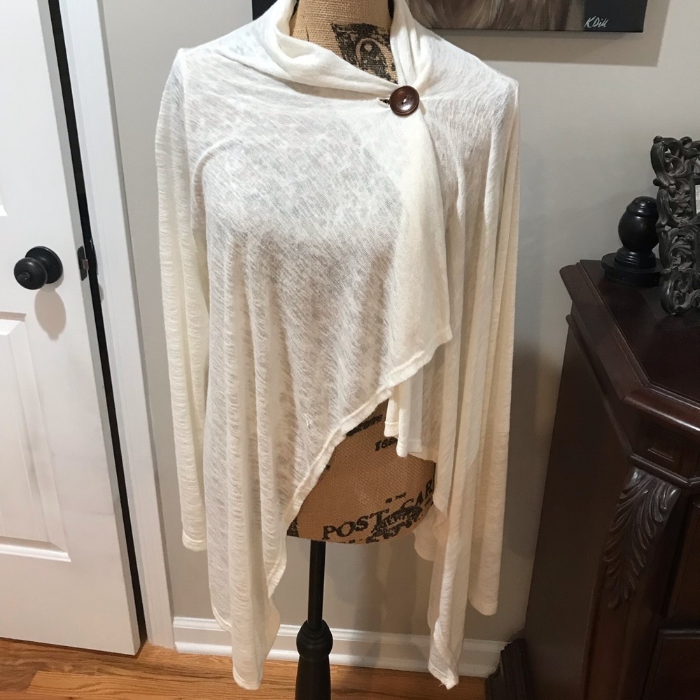 ▪️Bobeau Open Front Sweater